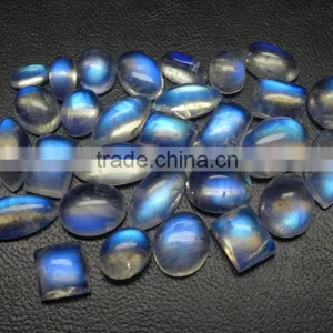 Mix Shape Rainbow Moonstone Cabochon thumbnail-1