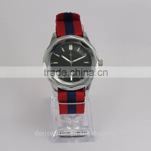 2015 Fashion Nylon Changeable Band Watch With Best Men Wrist Watch Low Price thumbnail-2