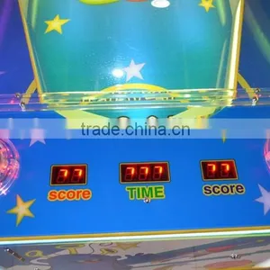 2016 Newest Children Mini Game UFO Ice Hockey Redemption Game Machine From Skyfun thumbnail-3