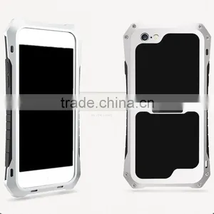 Luxury Aluminum Metal Frame Rubber Silicone Bumper Hard Case Cover for Xiaomi Mi4i for Samsung Galaxy Mega 6.3 for Sony thumbnail-3