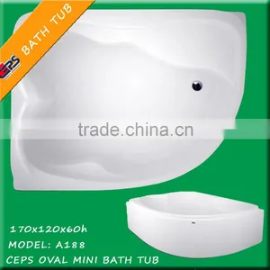 170x120x60 Acrylic. OVAL BATH TUB Turkey Manufacture CEPS thumbnail-1