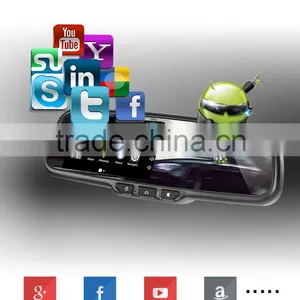 5 Inch Car Interior Rearview Mirror With Gps Navigation; Dvr Recording; Bluetooth; Google Map thumbnail-3