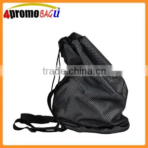 Lightweight Mesh Drawstring Basketball Bag Sprot Beach Ball Bag thumbnail-4