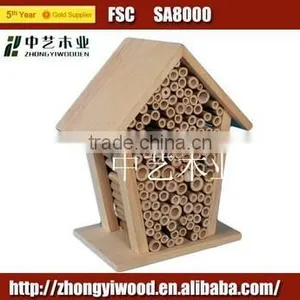 2015 Factory Supplier China Manufacturers Best Selling FSC&SA8000 OEM Hanging Wooden Butterfly Insect House for Wholesale thumbnail-4
