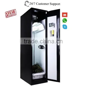Hydroponic Gardening System Home Growing Cabinet/Locker Indoor Hydroponics Lettuce Cultivo Growing Dutch Bucket Kit thumbnail-1