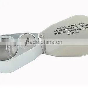 High Quality 40x Foldable Jewellery Illuminating Magnifier thumbnail-1