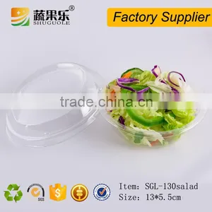 Transparent Take Away Plastic Salad Box With Lid thumbnail-3
