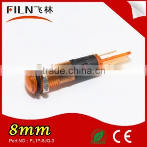 IP67 Waterproof Buzzer Plastic 8mm 230v Red White Green Blue Yellow Led Tail Light thumbnail-5
