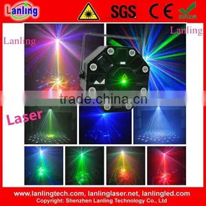 White LED Strobe + RGBWY LED Effect + 150mW RG Laser Light thumbnail-1