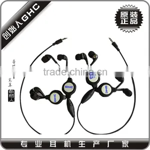 Double Retractable Earphone for Promotion thumbnail-1