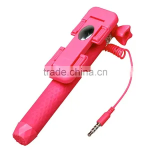 Pen-size Battery-free Extendable Selfie Monopod W/ Built-in Phone Holder For Mobile Phones & Action Camera thumbnail-1