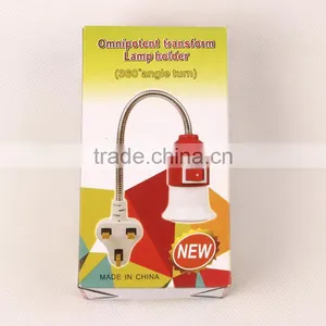 Wholesale Hot Sell Plastic Multifunctional Omnipotent Transform Lamp Holder thumbnail-4