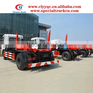 Dongfeng Kingrun Container Removable Garbage Truck for Sale thumbnail-4