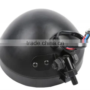 5-3/4" Faceted HeadLight Headlamp For Bobber Choppers Cruiser Old School thumbnail-2
