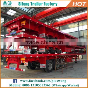 Durable 20ft 40ft Container Transport Semi Trailer Container Dolly Trailer thumbnail-1
