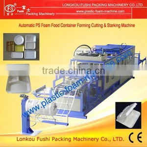 Full-automatic Disposable Fast Food Container and Ceiling Vacuum Forming Production Line(eps Shape Molding Machine) thumbnail-1
