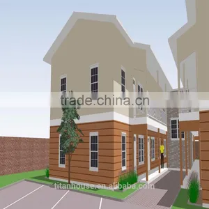 Easy Installation Light Steel Prefabricated Duplex Apartment for Rent thumbnail-3