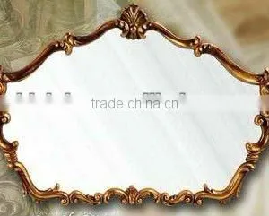 European Antique Classical Wooden Hand Carved Wall Mirror, MOQ:1PCS(B70097) thumbnail-1