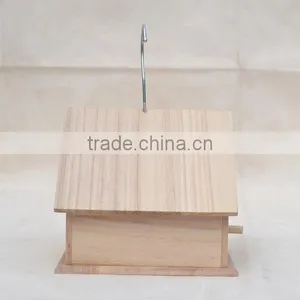Simple Wooden Craft Bird Cage House thumbnail-3