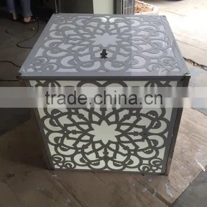 Hot Sale Assemble Stainless Steel LED Wedding Table thumbnail-2