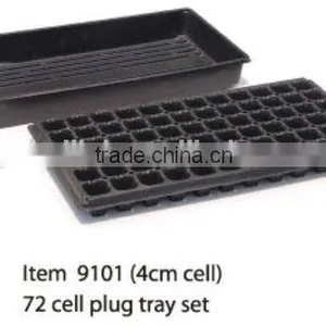 Plastic Tray Without Holes Garden Bed Seeds thumbnail-2