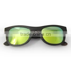 Ebony Wood Frame Mirror Lenses Wooden Sunglasses 2017 thumbnail-1