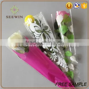 Clear Opp Transparent Single Rose Flower Sleeve thumbnail-1