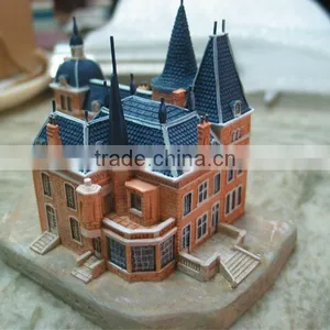 Custom Resin 3d Castle Miniature Scale Building Model thumbnail-1