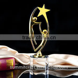 Custom New Design Crystal Dance Trophy thumbnail-2