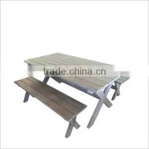 High Quality Best Selling Eco Friendly Set of Natural Wood Bench & Table From Viet Nam thumbnail-1