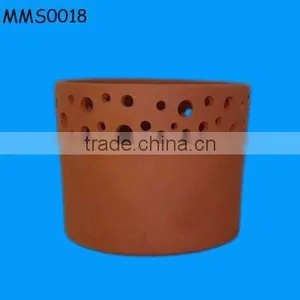 Terracotta Candle Pot thumbnail-1