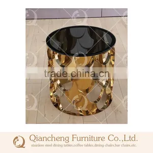 New Design Marble Top Metal Side Table thumbnail-2