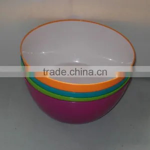 Plastic Colored Salad Bowl Plastic Cereal Bowls thumbnail-3