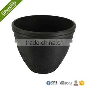 Colorized Plastic Flower Pot Eco-friendly Round Plant Pots Hot Sale thumbnail-2