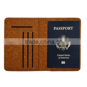Simple Desgin Leather Travel Passport Holder Men With RFID Protection Wholesale thumbnail-5