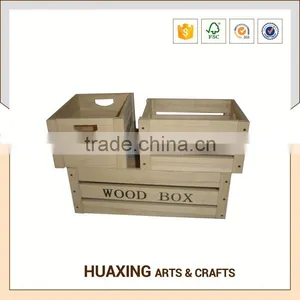 Handicraft Wooden Storage Basket With Lid thumbnail-6