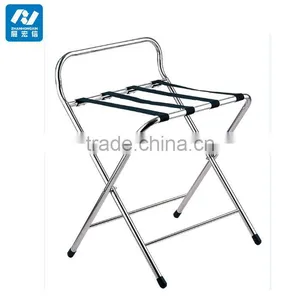 China Stainless Steel Hotel Room Luggage Rack For Bedrooms thumbnail-1