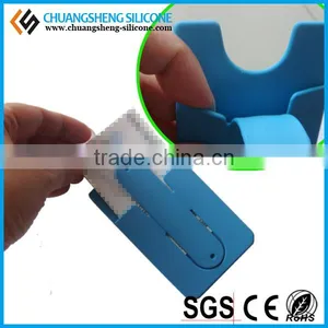 Card Holder, Silicone Smartphone Wallet, Self Adhesive Smart Phone Pocket thumbnail-5