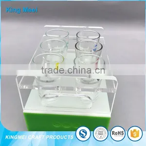 Custom Acrylic Desktop Serving Tray Wine Stand Display thumbnail-5