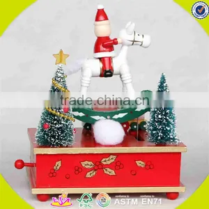 Wholesale Baby Wooden Christmas Tree Music Box Top Fashion Kids Wooden Christmas Tree Music Box W07B013A thumbnail-5