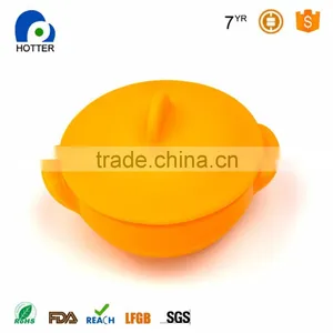 Customized Colorful FDA Food Grade Silicone Bowl With Lid thumbnail-4