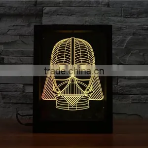 2016 New Design Awsome Innovative 3D Led Night Lights Photo Frame for Decoration for Gift thumbnail-3