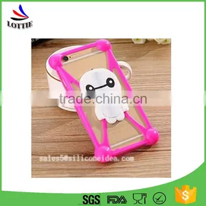 New Design Fashion Shockproof Elastic Universal Silicone Phone Holder 3D Cartoon Soft Silicone Phone Case thumbnail-3