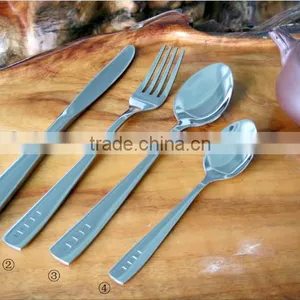 Stainless Steel,Silver Metal Type and Luxury,Eco-Friendly,Stocked Feature Cutlery Set thumbnail-2