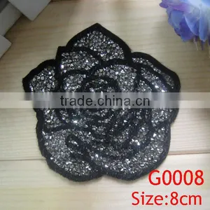 2014 New Design Rhinestone Hotfix Rose Flowers Fro Garment or Shoe thumbnail-1