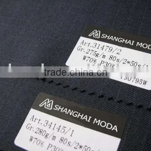 Worsted Wool Fabric W70/p30moda-t029 thumbnail-1