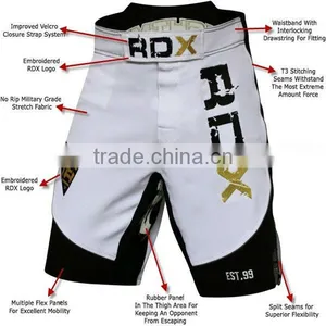 2-Way Stretch 100% Polyester Fight Shorts MMA Shorts thumbnail-3