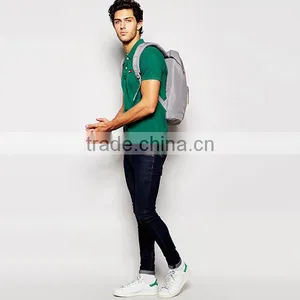 100% Cotton Green Solid Color Men Polo Shirt PS0110A thumbnail-4