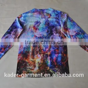 Custom Sublimation Long Sleeve T Shirt thumbnail-2