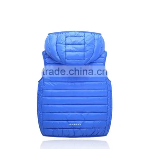 Custom Quality Boys or Girls Casual Clothes Autumn or Winter Kids Padded Down Vest thumbnail-3